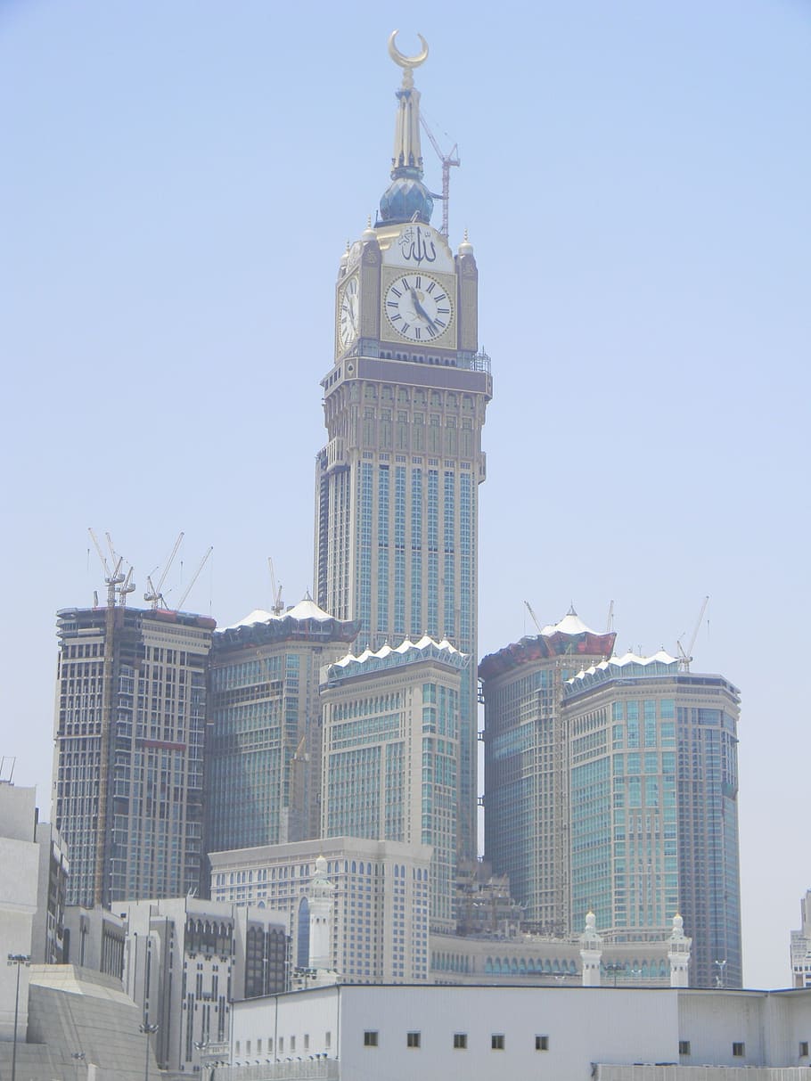 al abrar mecca, saudi arabia, building, architecture, hotel, HD wallpaper