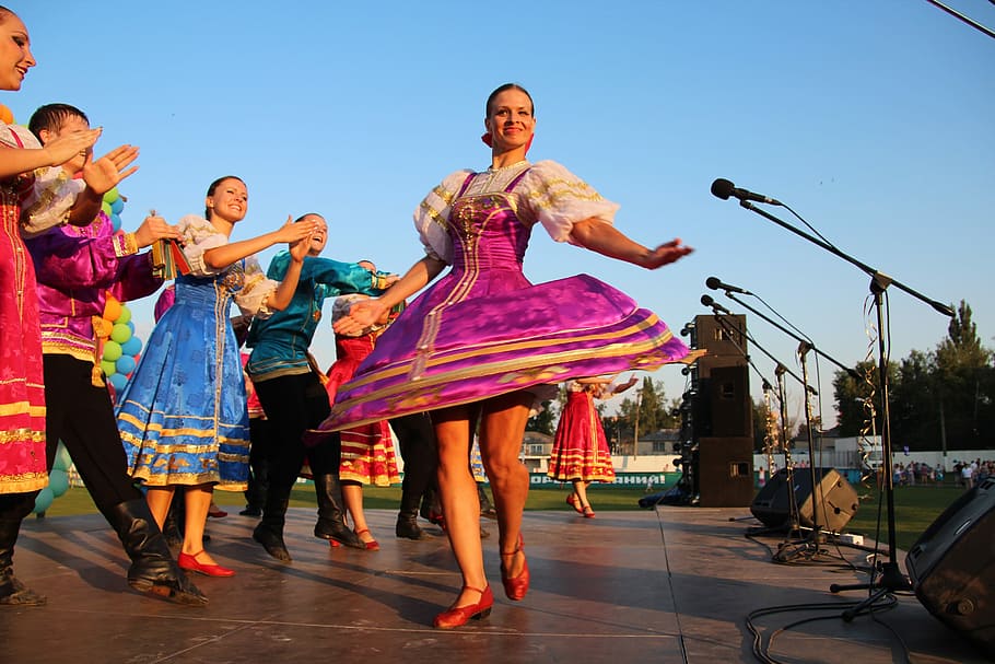 Holiday, Concert, Dancing, Scene, artists, ukraine, russia HD wallpaper