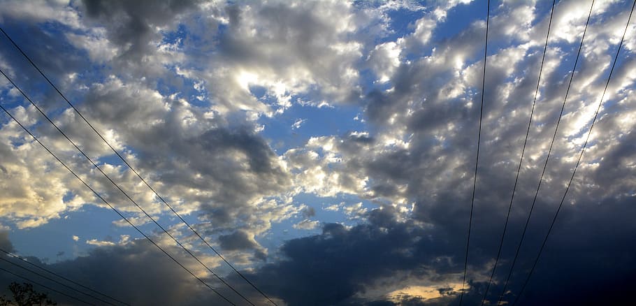 cloud, sky, blue, day, cloud - sky, nature, beauty in nature HD wallpaper