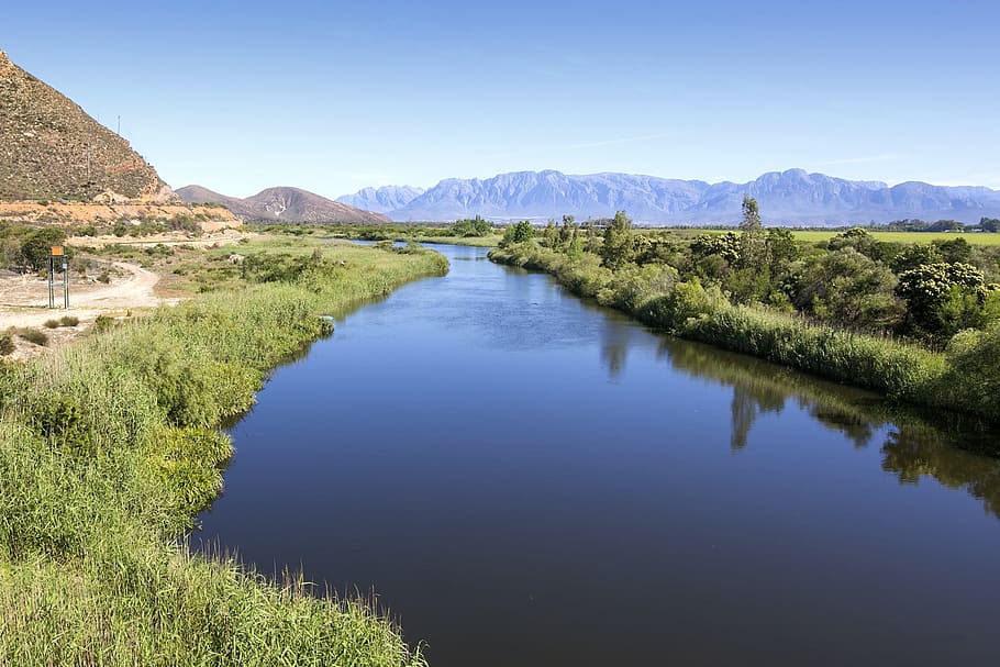 river, mountains, nature, scenery, creek, water, scenics - nature HD wallpaper