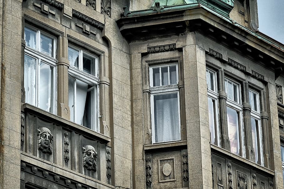 architecture, old house, window, street, building, building Exterior HD wallpaper