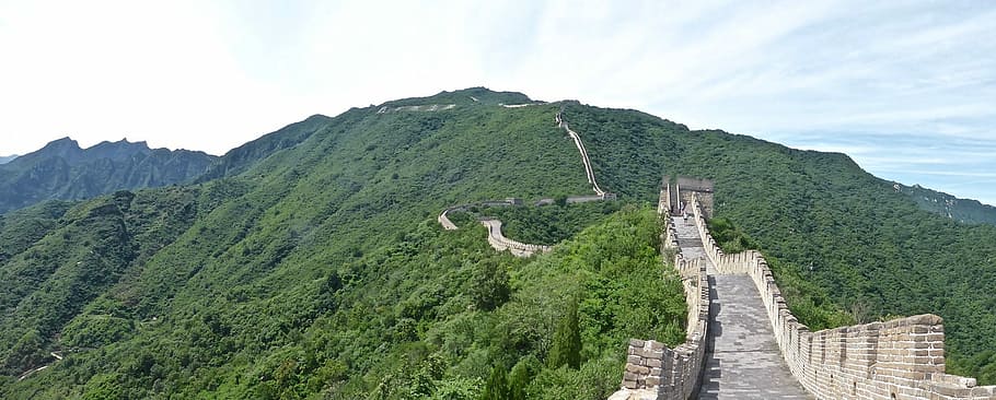 Great Wall of China, Chinese, famous, heritage, landmark, historic, HD wallpaper