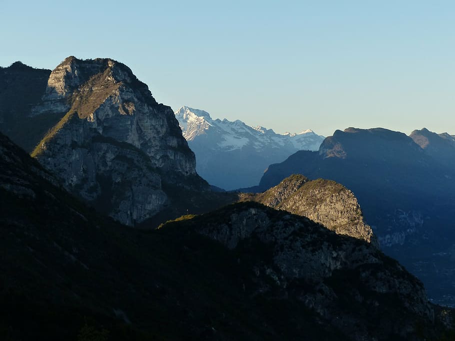 mountains, garda, garda mountains, viewpoint, bocca larici HD wallpaper