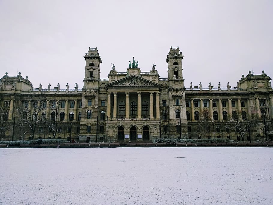 budapest, museum, facade, architecture, building, travel, city HD wallpaper