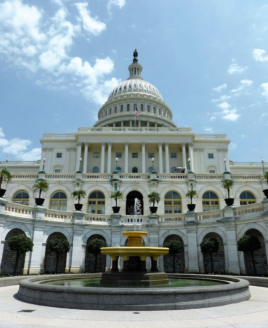 Building, Washington, Capitol, Reign, politics, courtyard, dome HD wallpaper