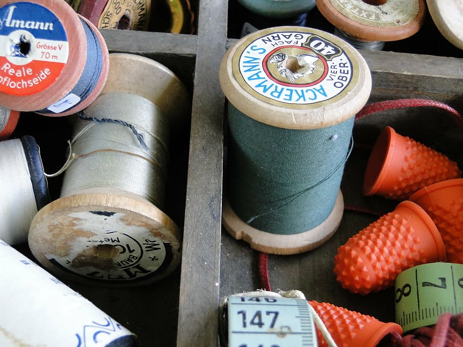 yarn, schneider, sew, thread, craft, haberdashery, bobbin, colorful HD wallpaper