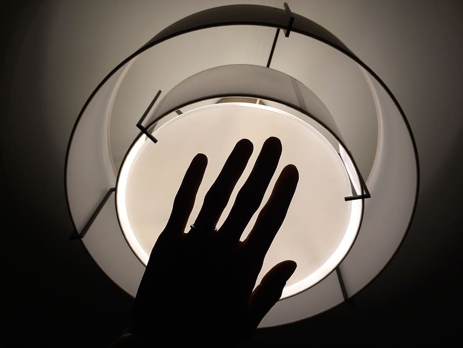 Hand, Shadow, Silhouette, human Hand, public building, indoors HD wallpaper