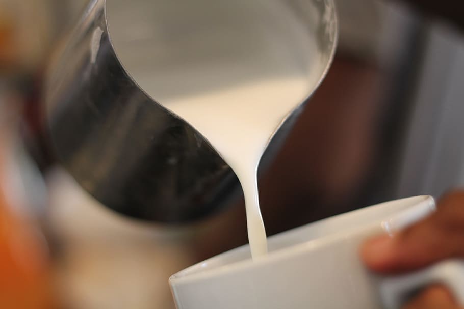 milk, pour, cup, drink, white, nutrition, calcium, food, refreshment HD wallpaper