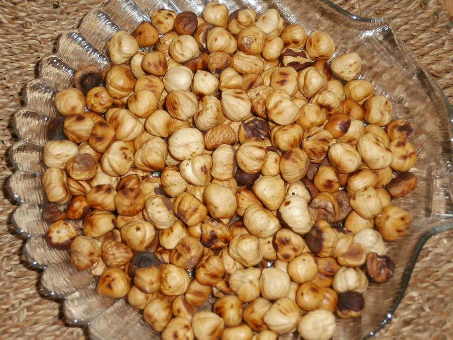 Food, Hazelnut, food and drink, directly above, no people, close-up HD wallpaper