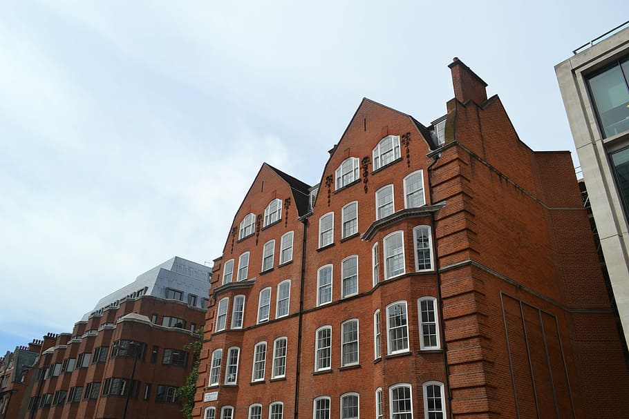 facade, brick, architecture, building, old, building Exterior HD wallpaper