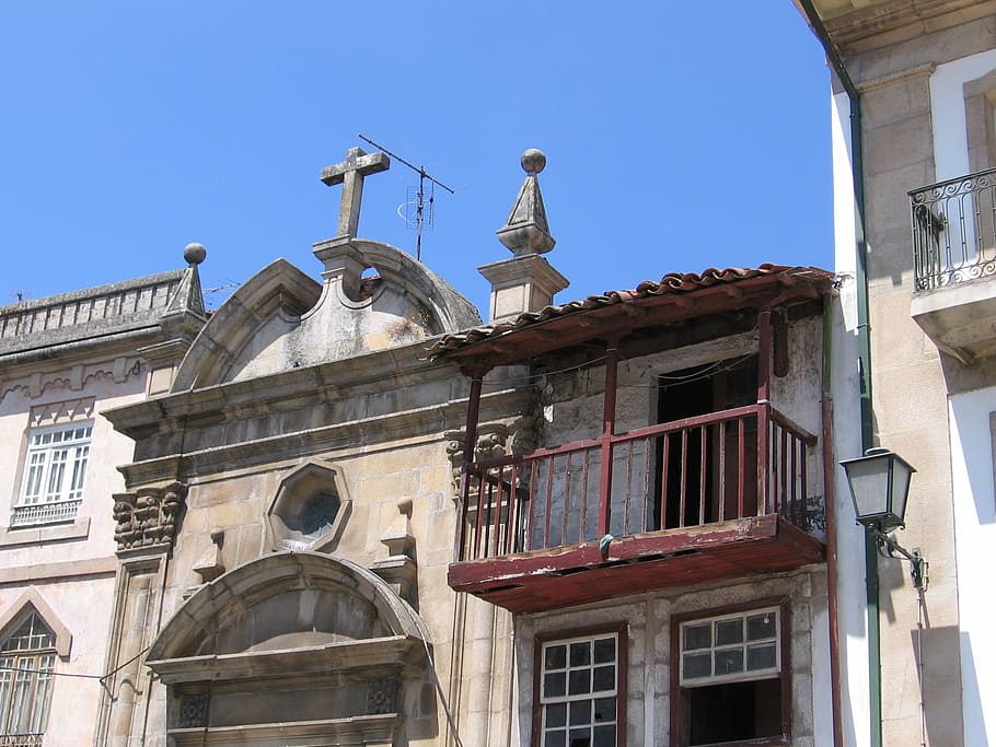 balcony, house, facade, architecture, building exterior, built structure HD wallpaper