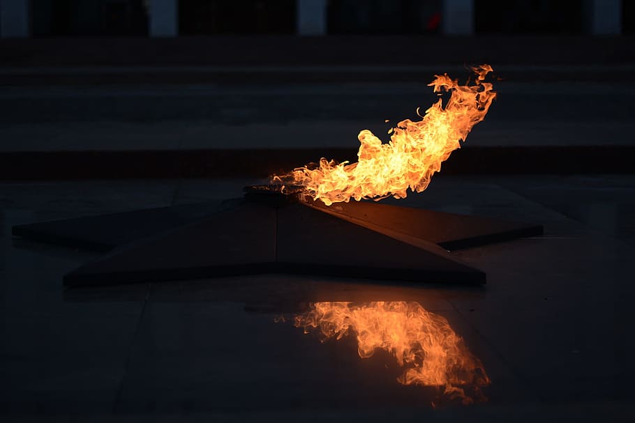 Victory Day, May 9, 9maâ, the eternal flame, moscow, memory, HD wallpaper