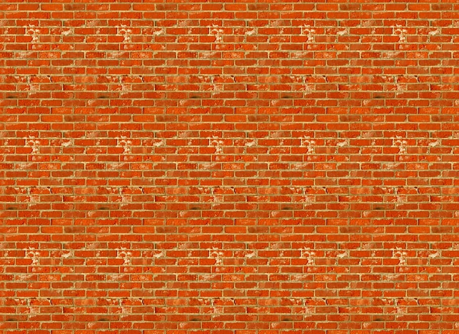 brick, wall, brickwork, pattern, cement, construction, architecture, HD wallpaper