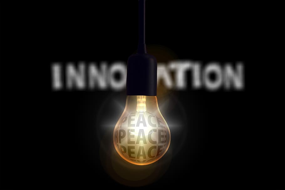 innovation, harmony, pear, enlightenment, lamp, energy, thought, HD wallpaper