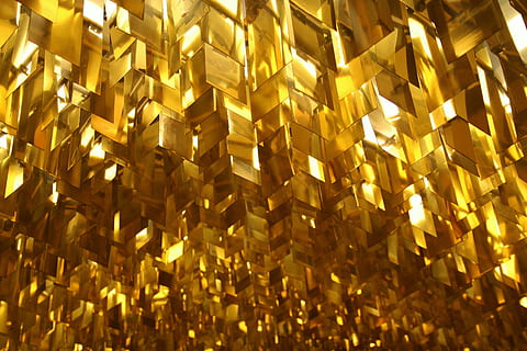 clear crystal light fixture, ceiling, lighting, gold, extravagant HD wallpaper