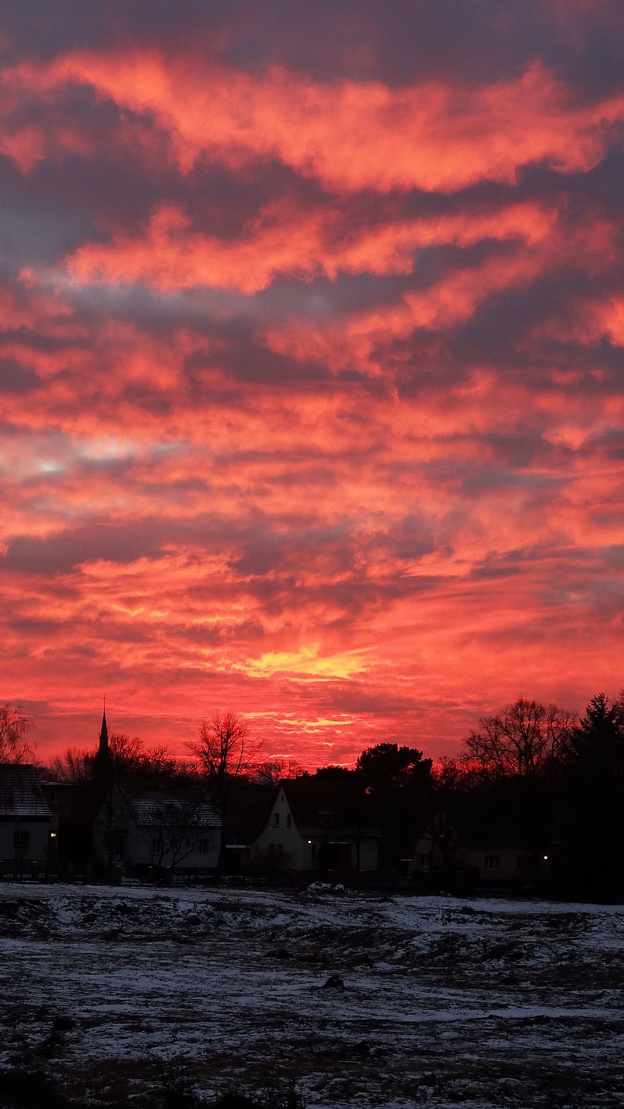 sunset, panorama, dusk, nature, dawn, sky, evening, landscape HD wallpaper