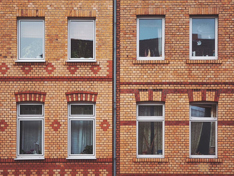 architecture, building, infrastructure, facade, window, glass HD wallpaper