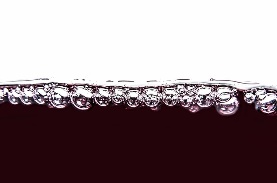 white and black textile with bubbles illustration, wine, red HD wallpaper