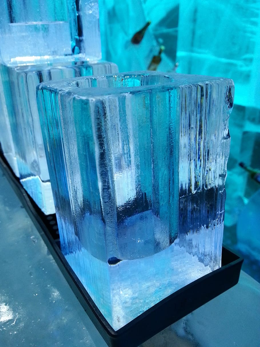 eisbar, ice, glacier, cold, blue, frozen, winter, ice sculpture HD wallpaper