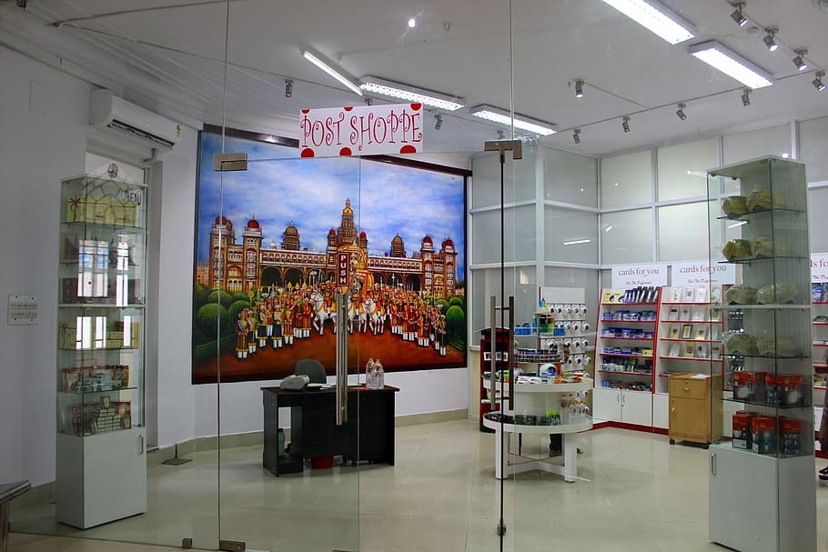 post office, post shoppe, utility, items, souvenirs, sale, retail HD wallpaper