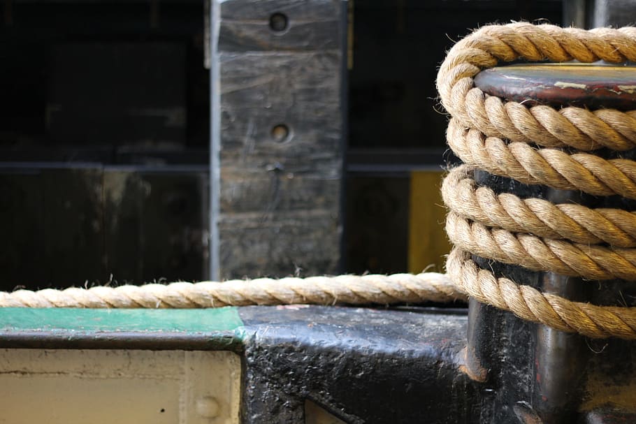 Rope, Harbor, Port, close-up, no people, day, indoors, strength HD wallpaper