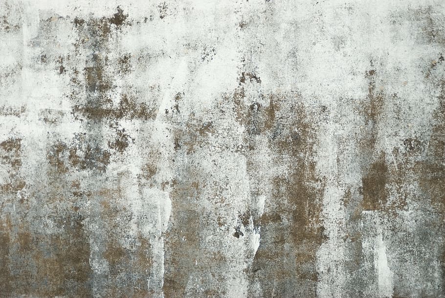 gray and white concrete surface, walls, old walls, textures, architecture