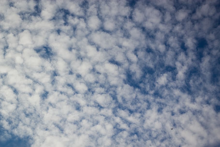 clouds, sky, blue, heaven, atmosphere, cloud - sky, beauty in nature HD wallpaper