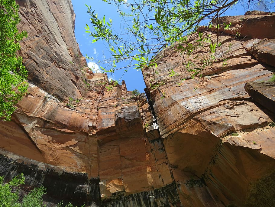 Hiking, Utah, Rock Formation, Sky, no people, architecture HD wallpaper