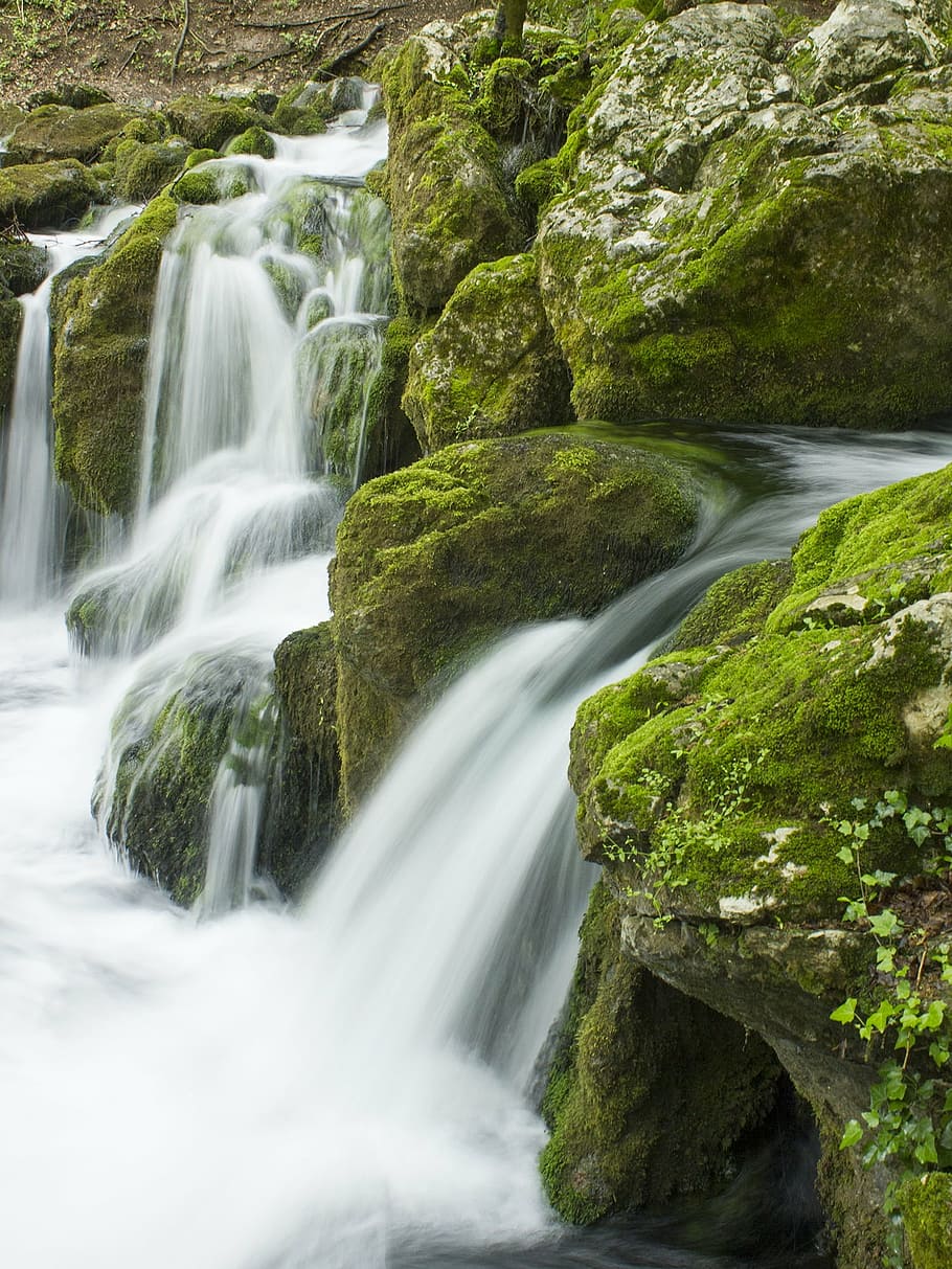 time-lapse photography of waterfalls, nature, landscape, travel HD wallpaper