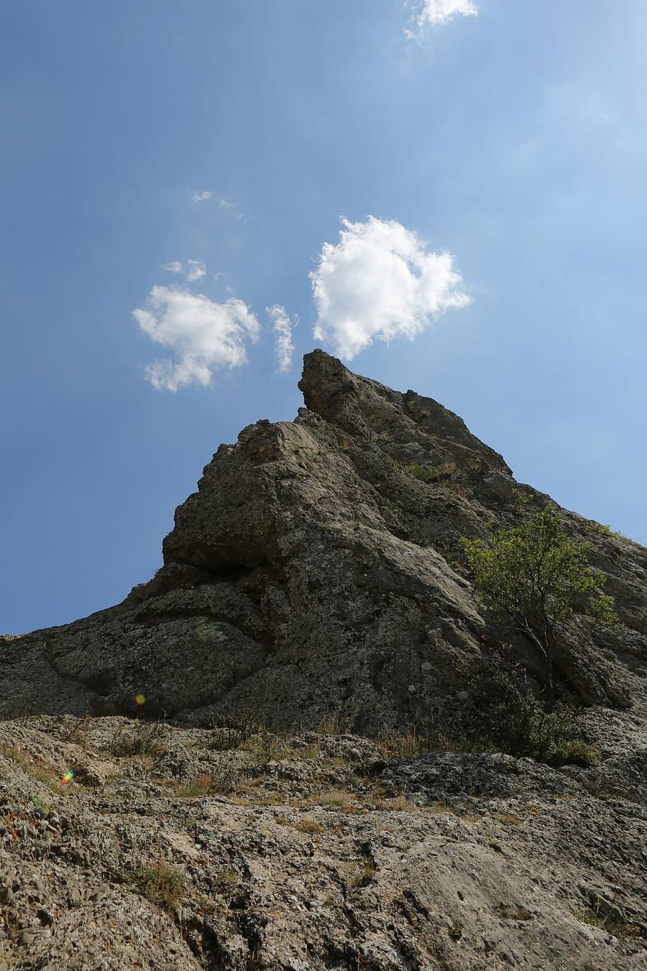 Mountain, Cloud, Landscape, Nature, crimea, cloud - sky, rock - object HD wallpaper