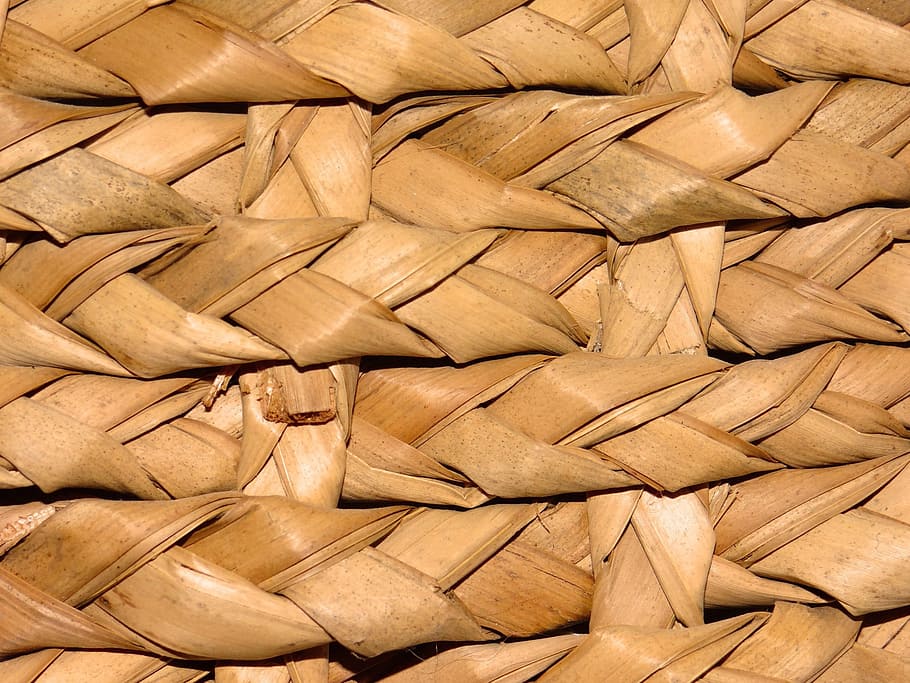Basket, Weave, Macro, Abstract, Wicker, woven, straw, pattern HD wallpaper