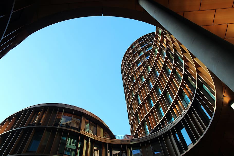 light, sky, blue, building, architectural design, architecture HD wallpaper