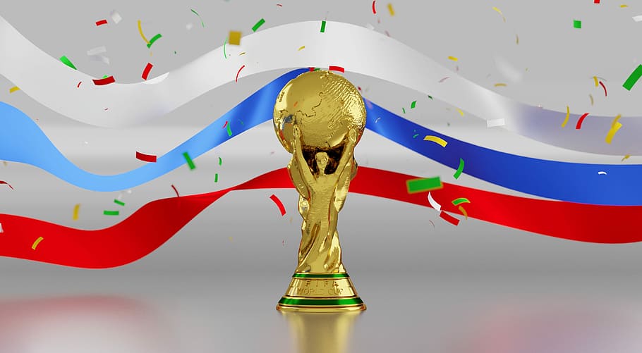 gold-colored trophy, soccer, sport, cup, football, competition, HD wallpaper