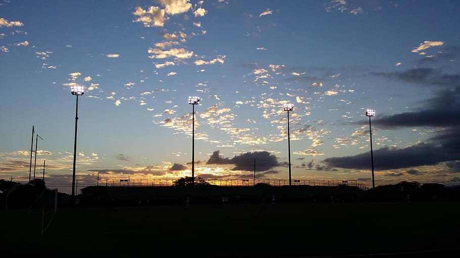 sunset, dawn, evening, sunlight, sky, cloud - sky, silhouette HD wallpaper
