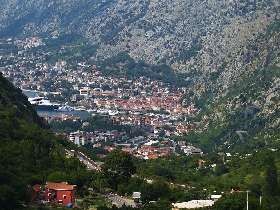 kotor, montenegro, view, balkan, old town, unesco, world heritage, HD wallpaper