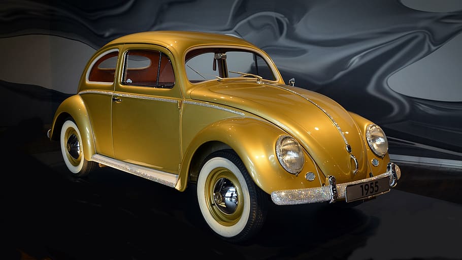 vw, beetle, classic, old, rhinestone, automotive, historically HD wallpaper
