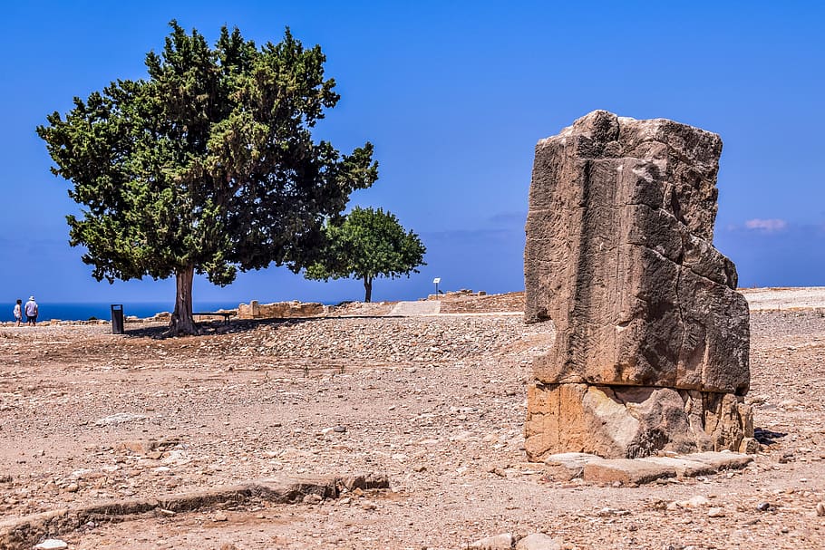 cyprus, aphrodite's sanctuary, kouklia, remains, archaeology, HD wallpaper