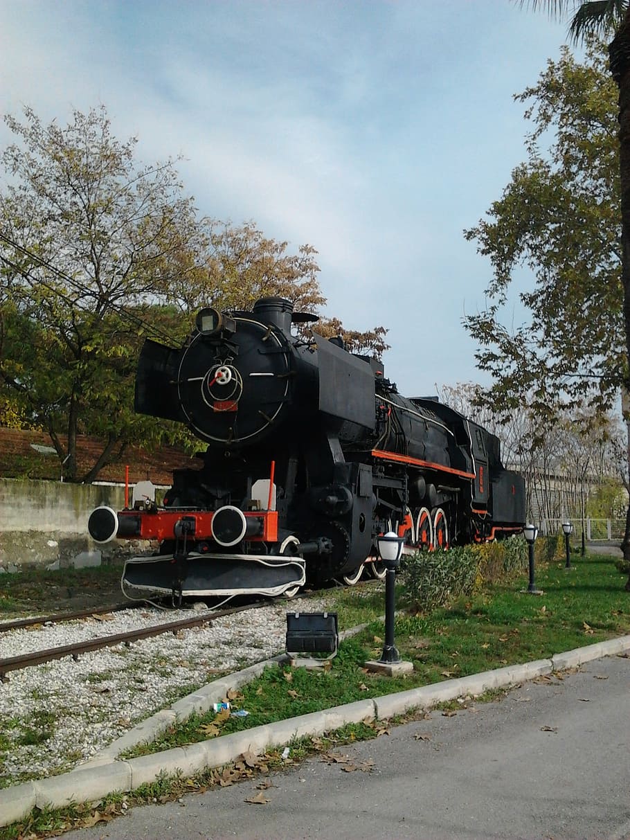 old, black, train, steam Train, railroad Track, transportation HD wallpaper