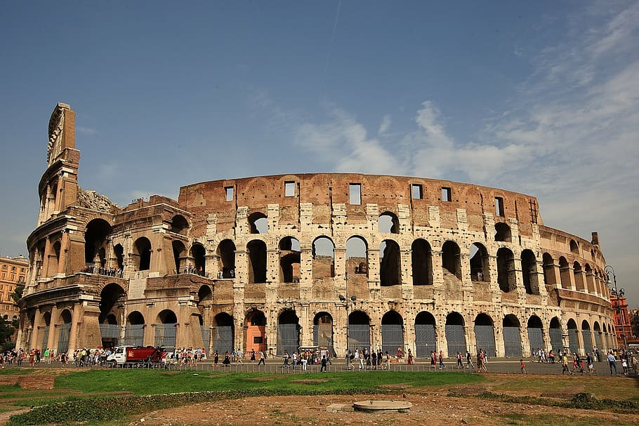 Rome Coliseum, the colosseum, roman, italy, history, architecture, HD wallpaper