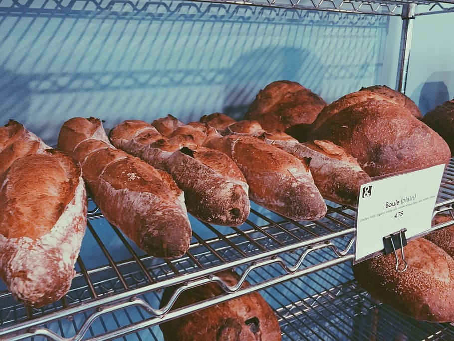 bread, bakery, baking, cafe, food, freshness, food and drink HD wallpaper
