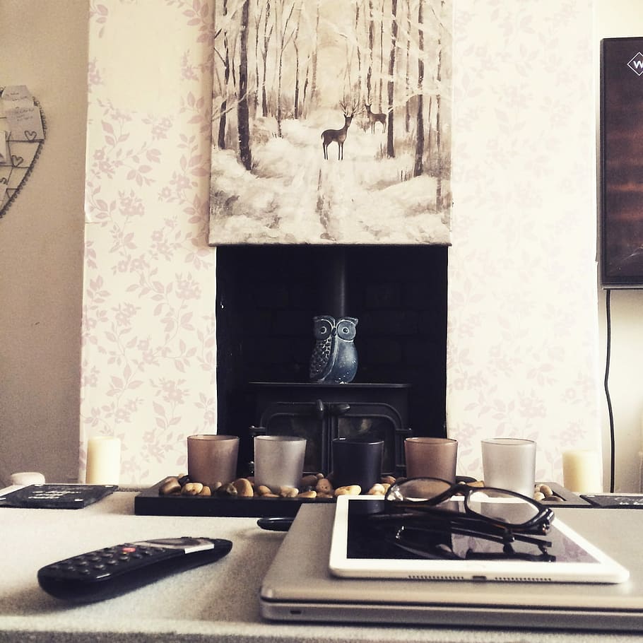 black remote control near eyeglasses, Homework, Instagram, Wifi HD wallpaper