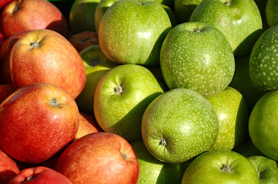 apple, fruit, food, healthy eating, food and drink, wellbeing HD wallpaper