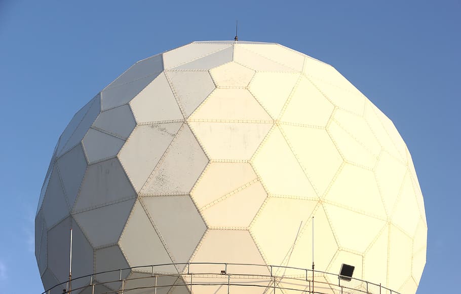 malta, radar, dome, geometric, architecture, outdoors, defence, HD wallpaper