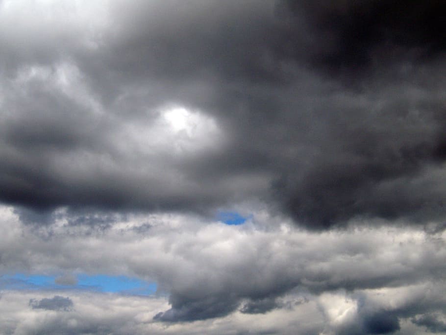 Clouds, Sky, Blue, Weather, Climate, rain, cumulus, atmosphere HD wallpaper