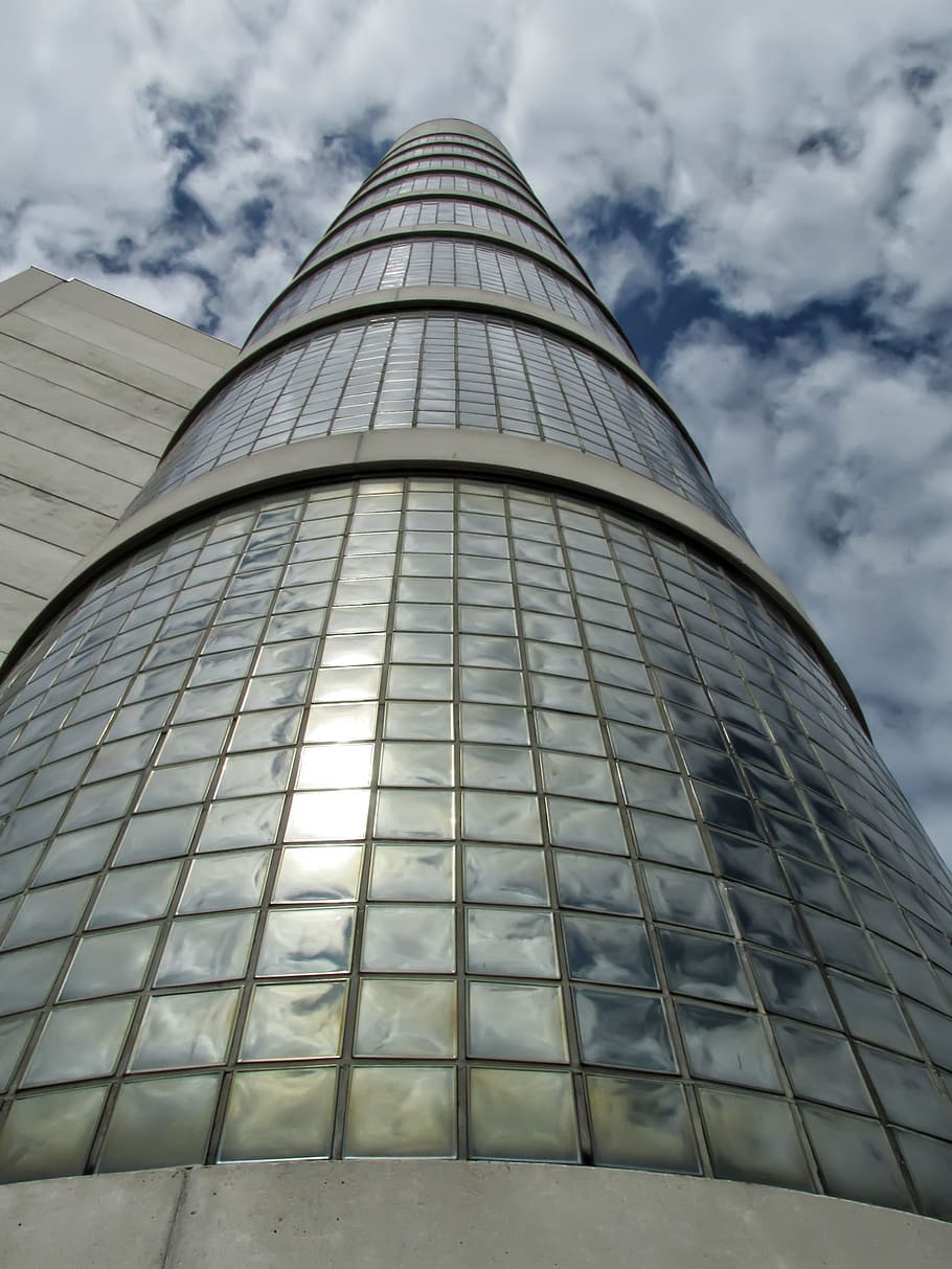 Skyscraper, Tower, Building, mirrors, reflection, architecture HD wallpaper