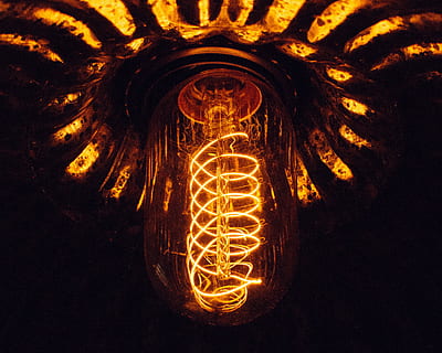 art, blur, bright, bulb, close-up, dark, decoration, design HD wallpaper