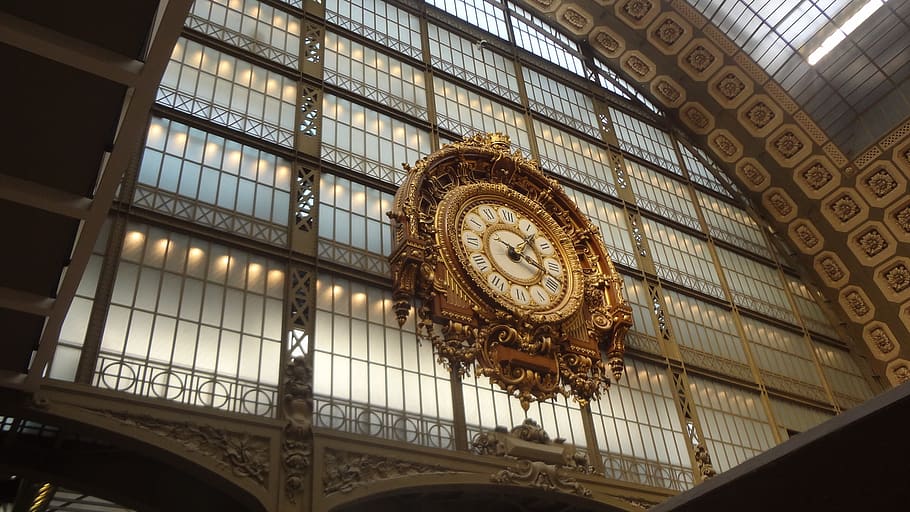watch, d'orsay, paris, low angle view, architecture, built structure HD wallpaper