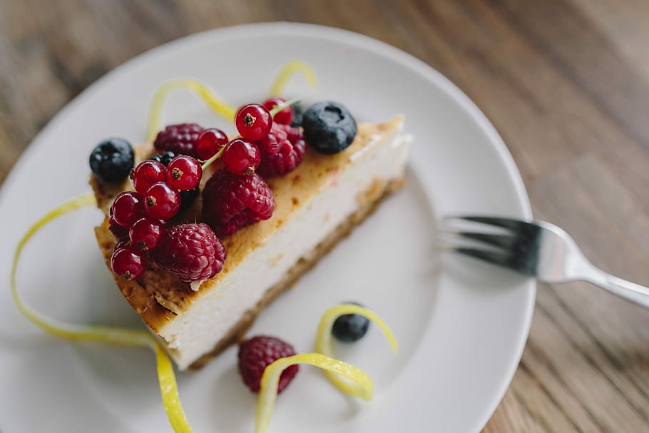 Berry Cheesecake, fruit, food, homemade, blackberry, blueberry HD wallpaper