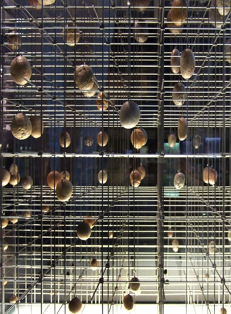 pattern, industry, technology, abstract, inside, cage, metal HD wallpaper