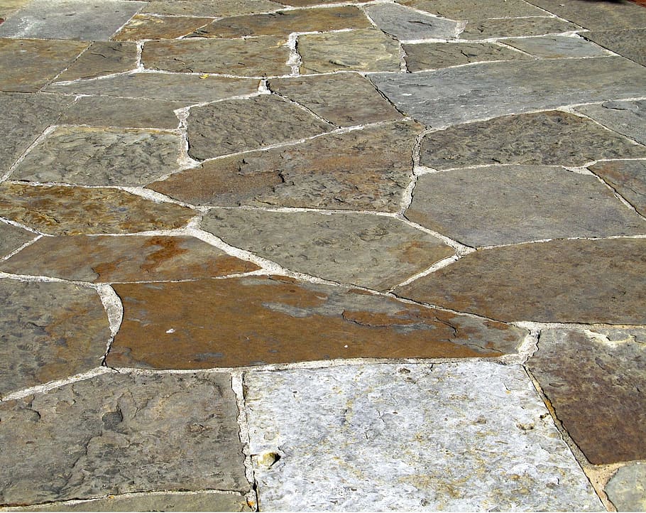 Flagstone, Walk, Walkway, flagstones, flagstone walk, path HD wallpaper